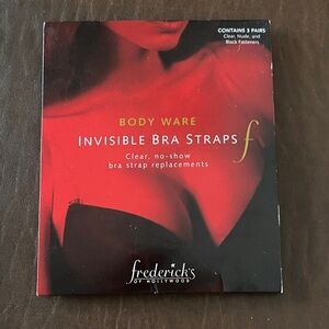Frederick's of Hollywood Clear Invisible Bra Straps